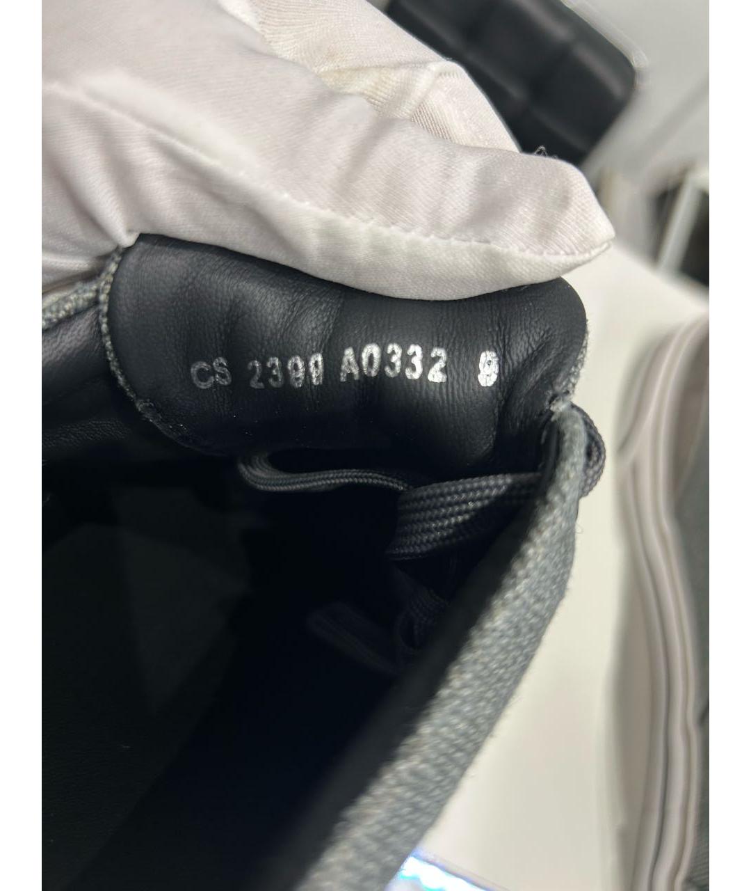 DOLCE&GABBANA Серые низкие кроссовки / кеды, фото 8