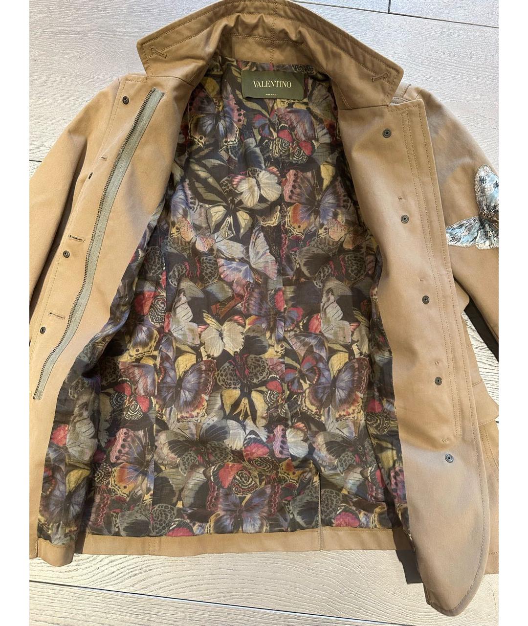 VALENTINO Хаки хлопковая куртка, фото 3