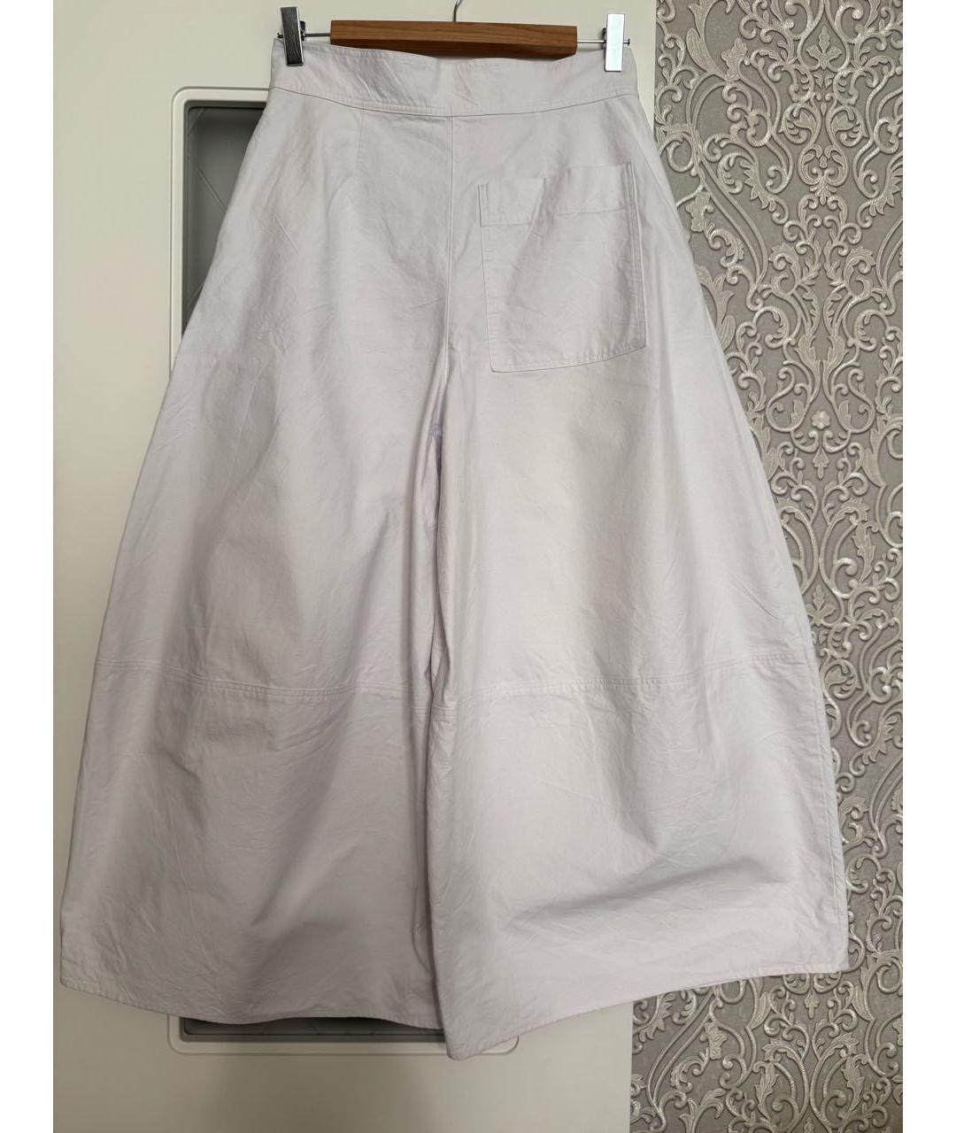 COS Белые хлопковые брюки широкие, фото 2