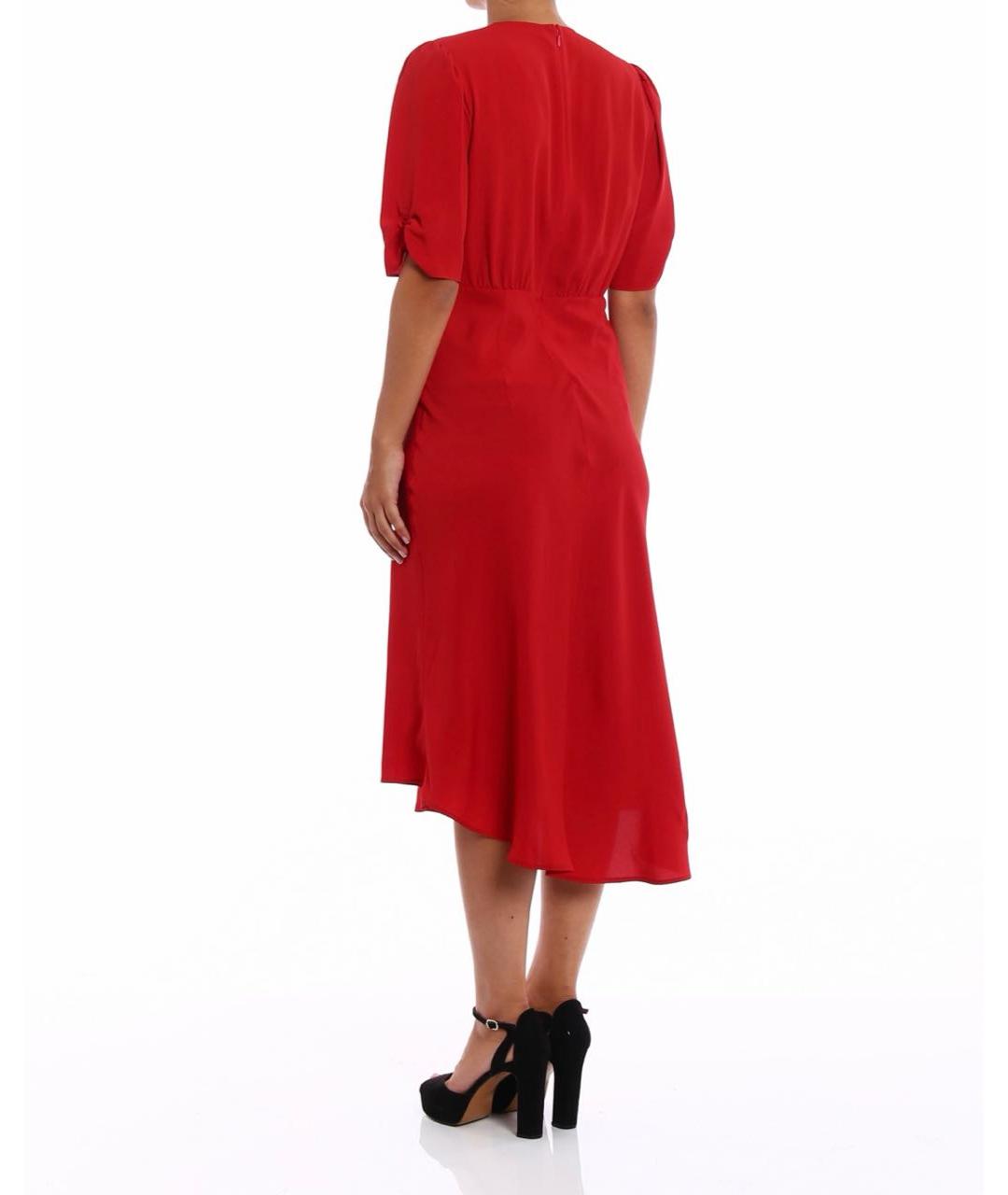 NO. 21 Красное ацетатное вечернее платье, фото 7