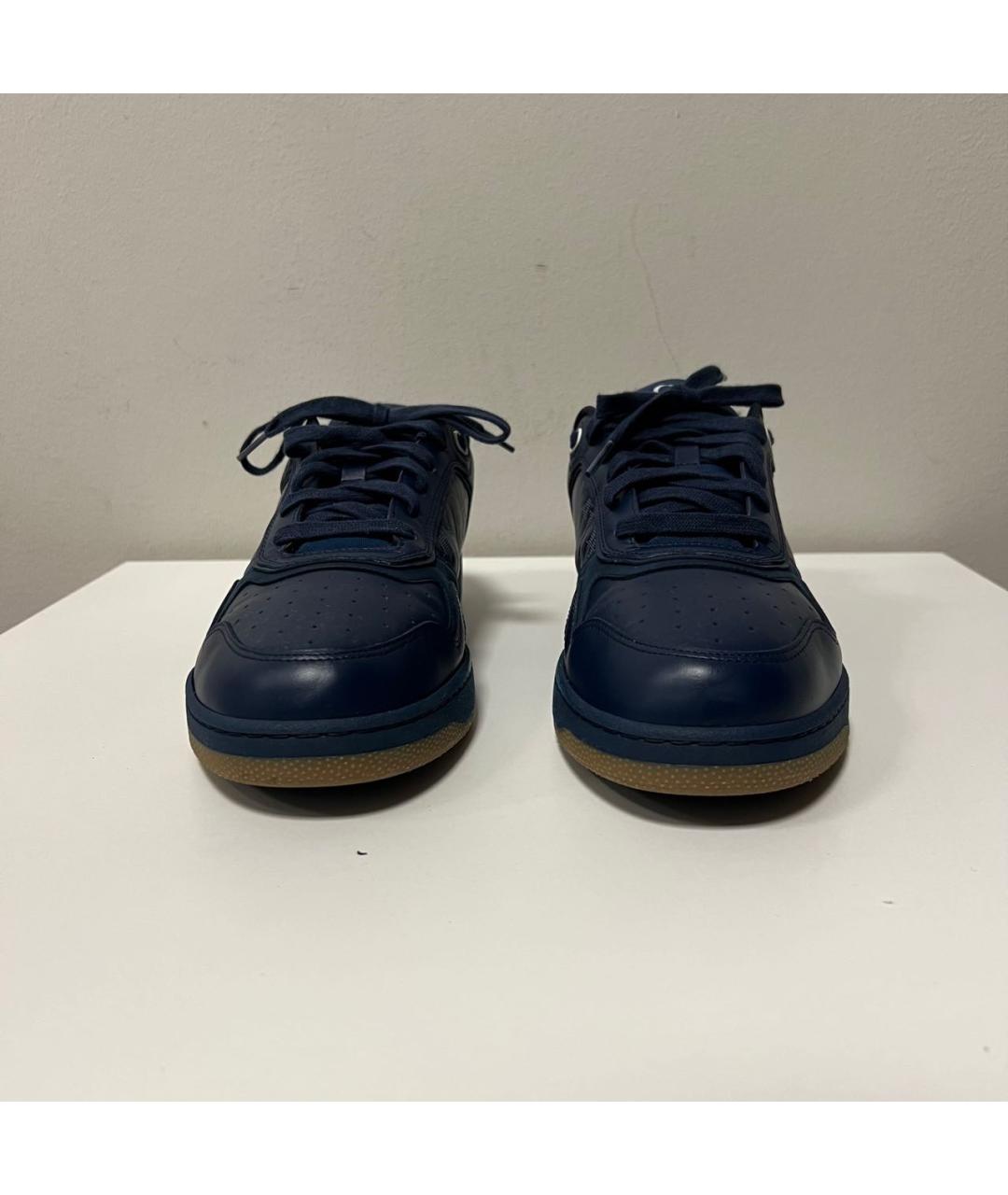 CHRISTIAN DIOR Темно-синие низкие кроссовки / кеды, фото 3