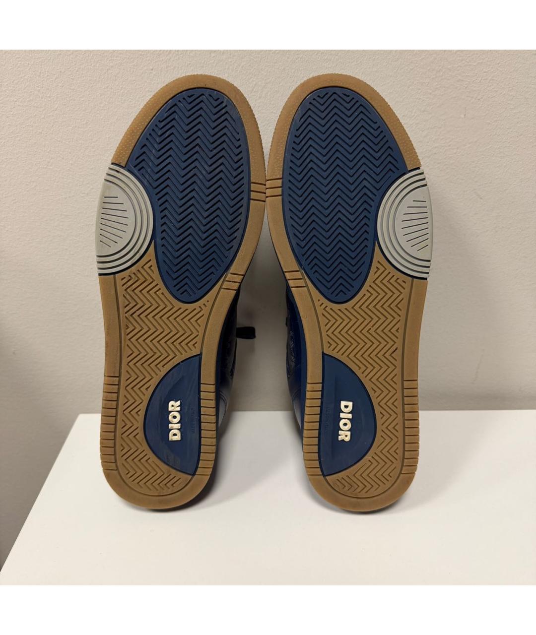 CHRISTIAN DIOR Темно-синие низкие кроссовки / кеды, фото 7