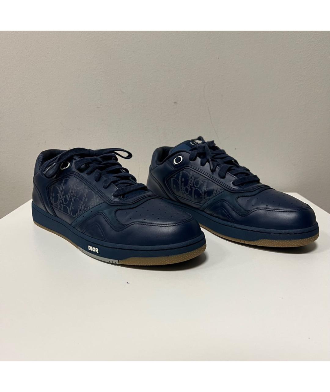 CHRISTIAN DIOR Темно-синие низкие кроссовки / кеды, фото 2