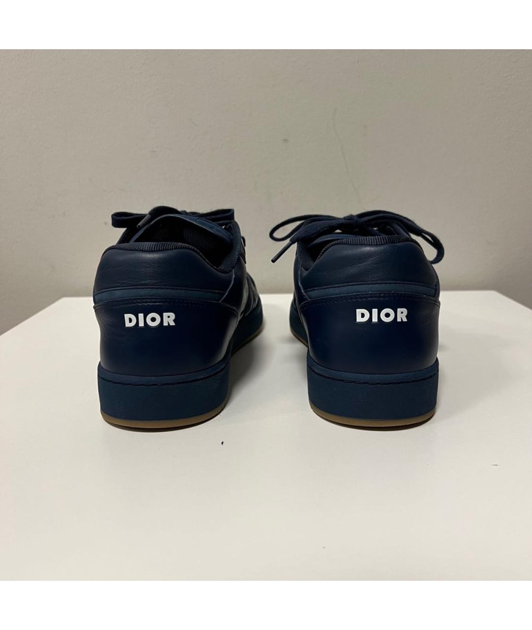 CHRISTIAN DIOR Темно-синие низкие кроссовки / кеды, фото 4