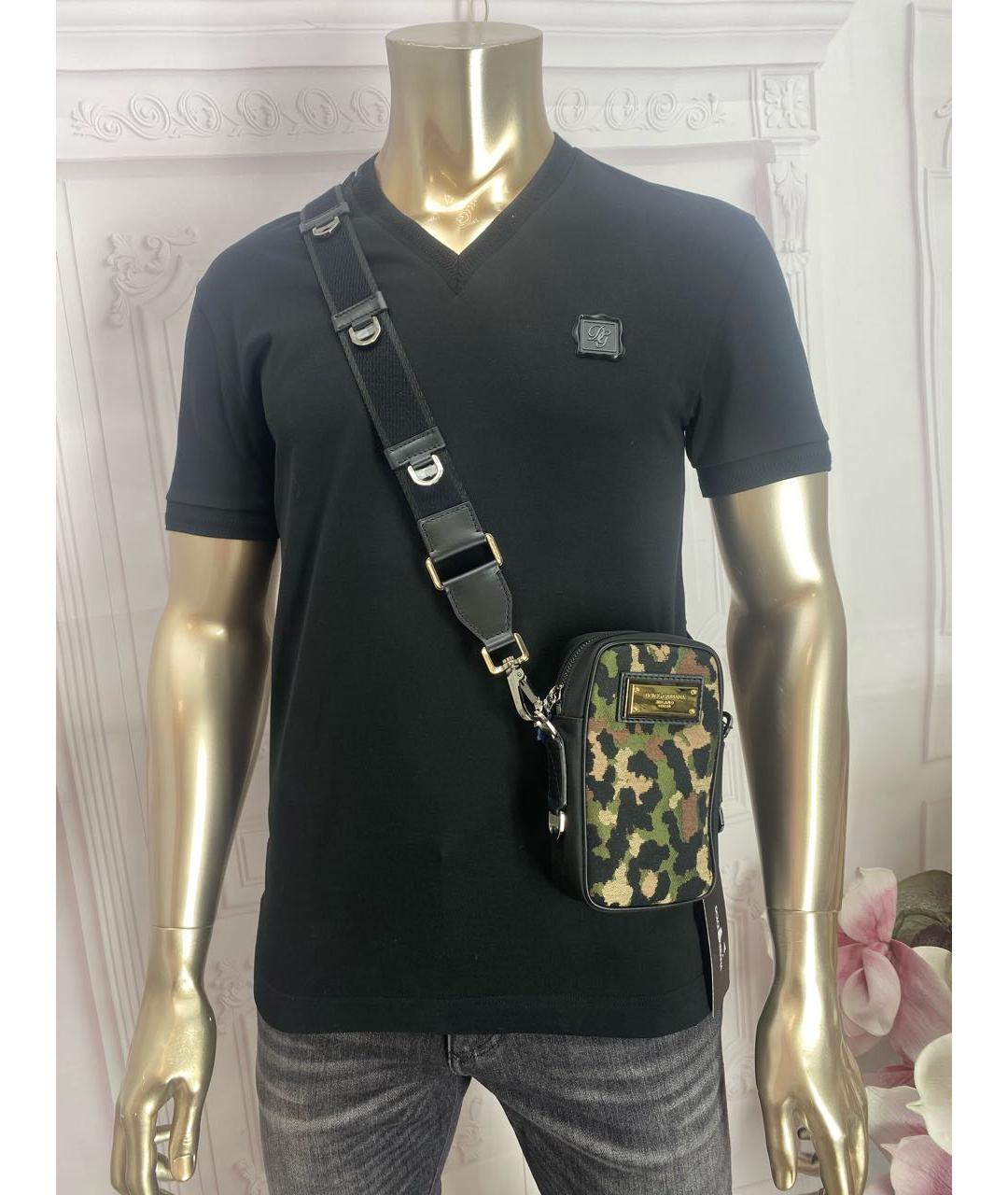 DOLCE&GABBANA Хаки сумка на плечо, фото 5