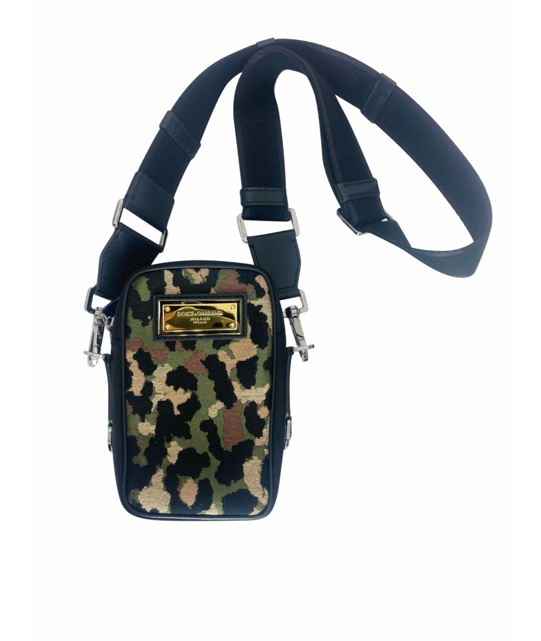 DOLCE&GABBANA Хаки сумка на плечо, фото 1
