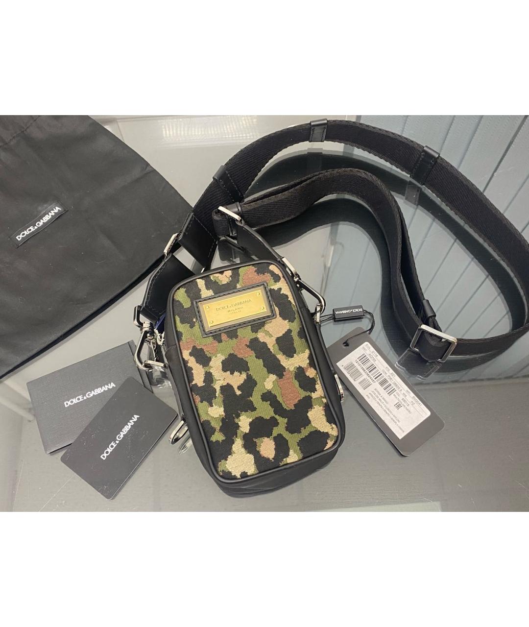 DOLCE&GABBANA Хаки сумка на плечо, фото 2