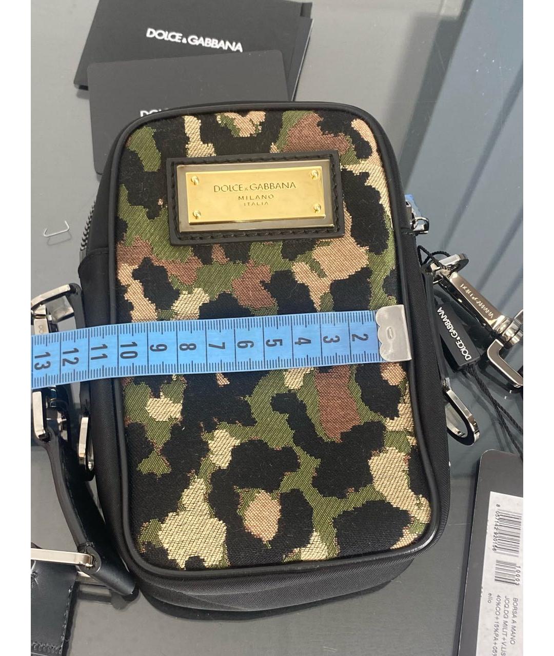 DOLCE&GABBANA Хаки сумка на плечо, фото 7