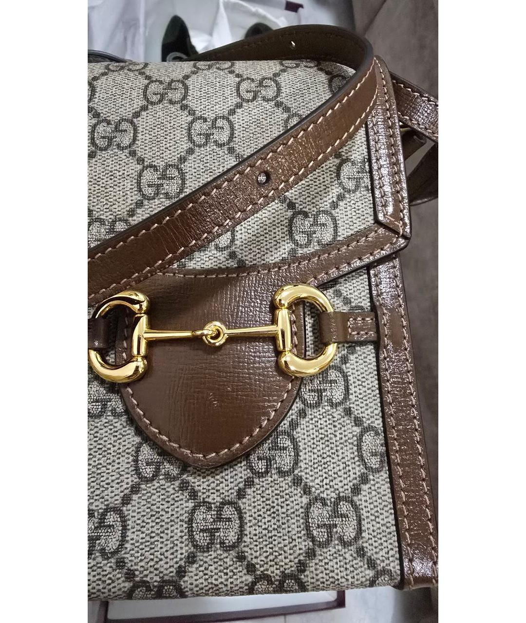 GUCCI Коричневая сумка через плечо, фото 7