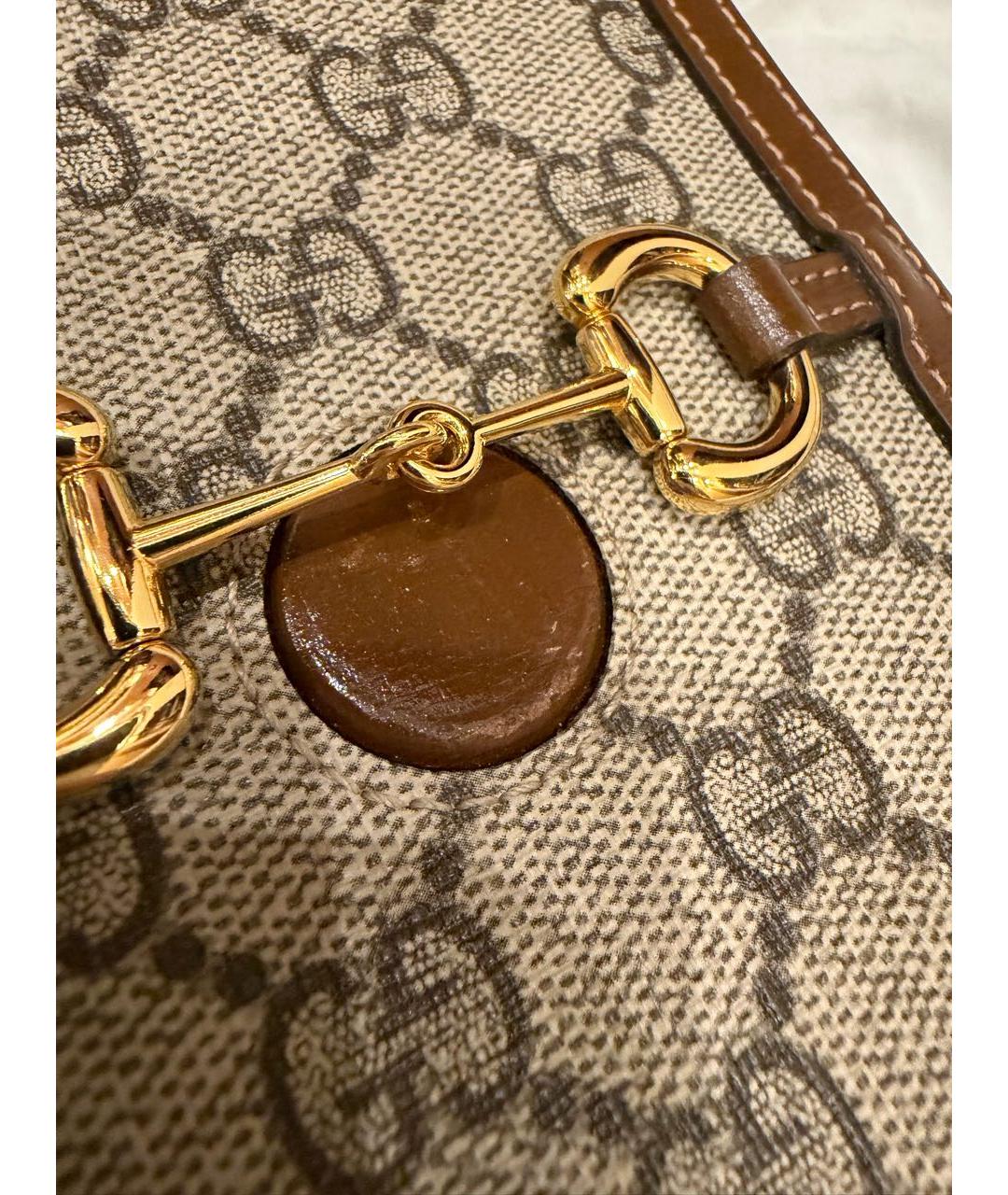 GUCCI Коричневая сумка через плечо, фото 8