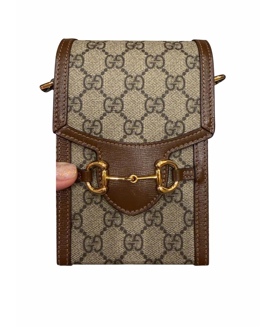 GUCCI Коричневая сумка через плечо, фото 10