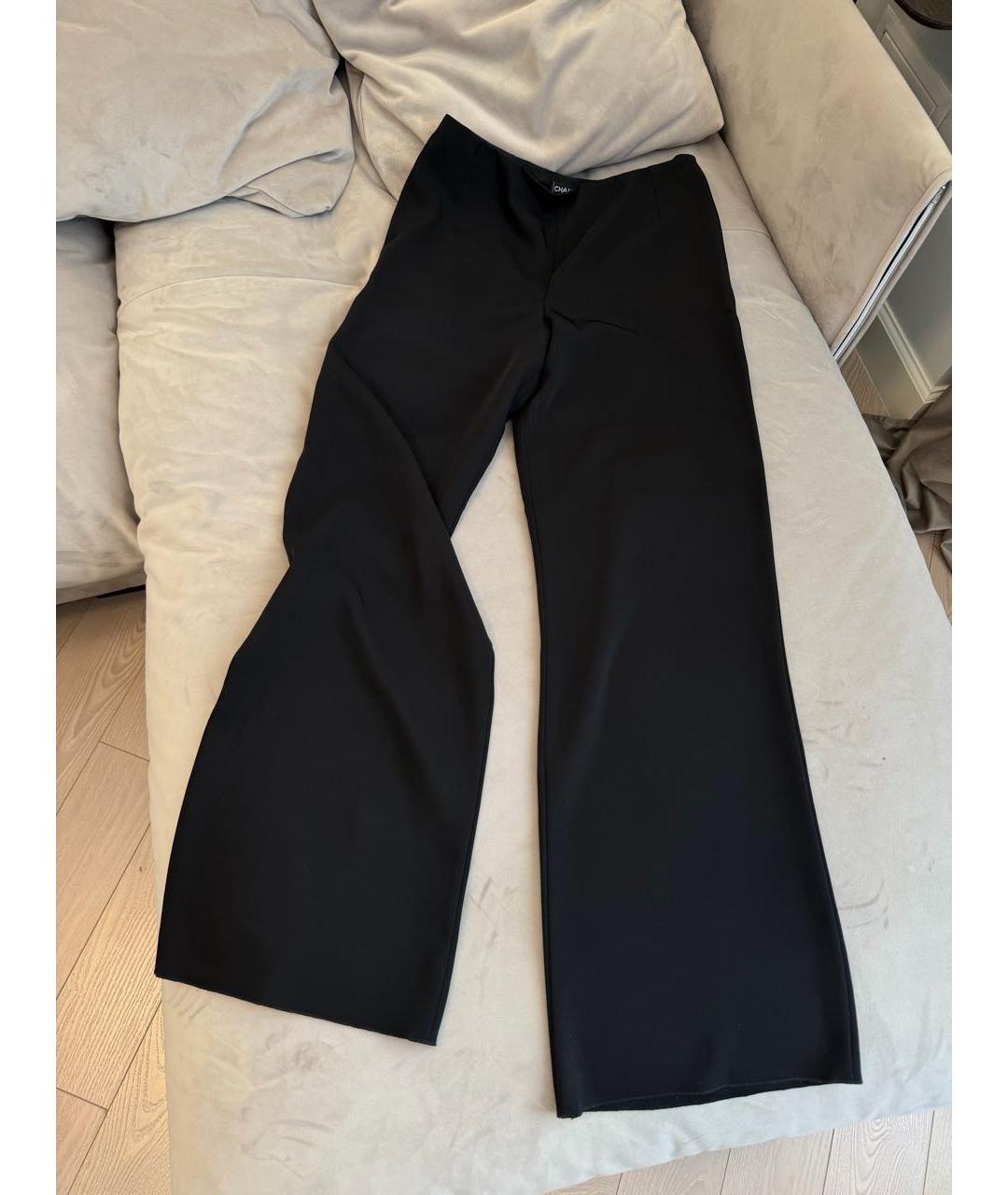 CHANEL Черные брюки широкие, фото 5