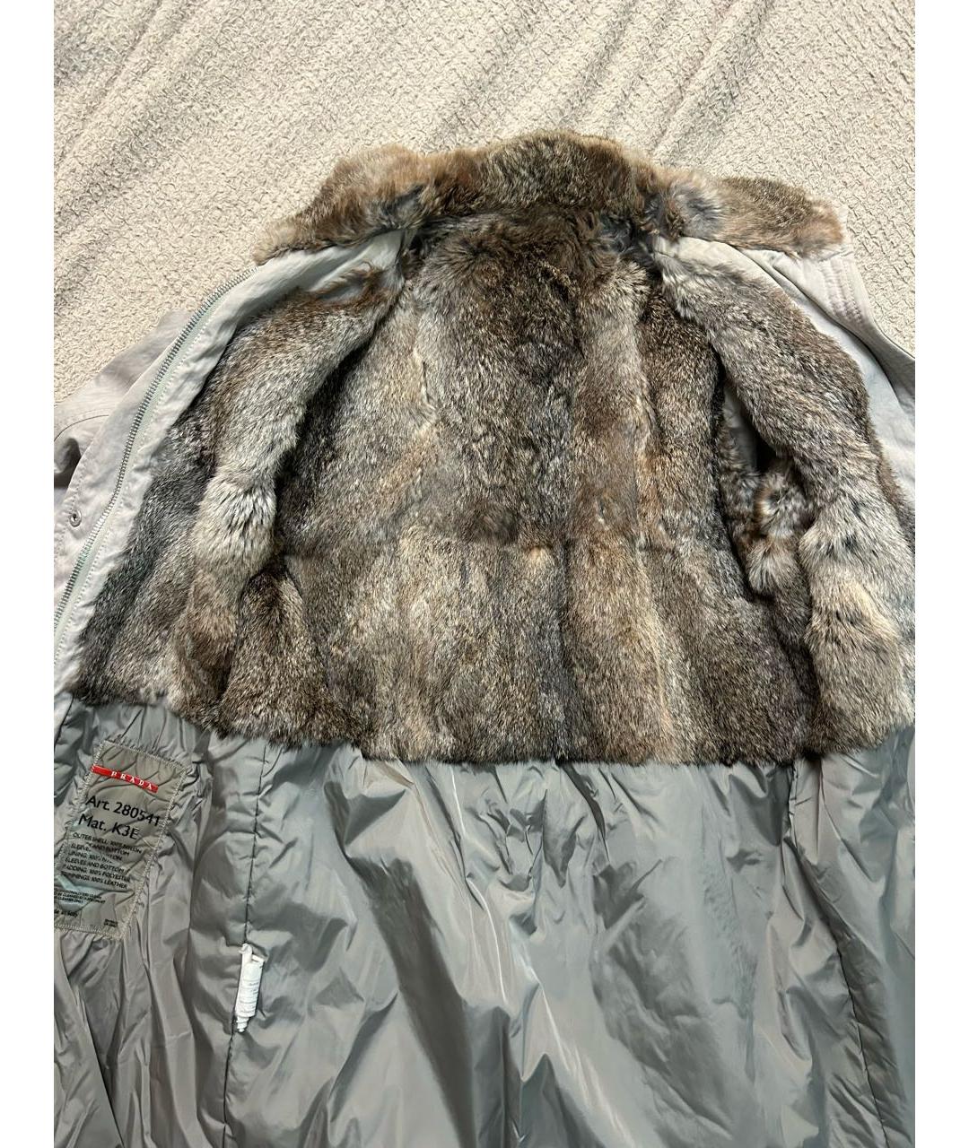 PRADA Серая куртка, фото 3