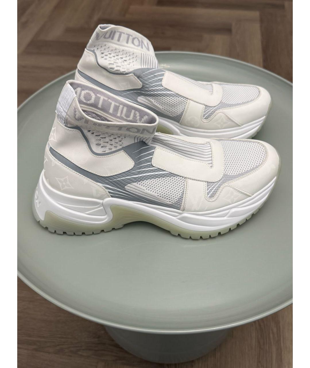 LOUIS VUITTON Белые высокие кроссовки / кеды, фото 2