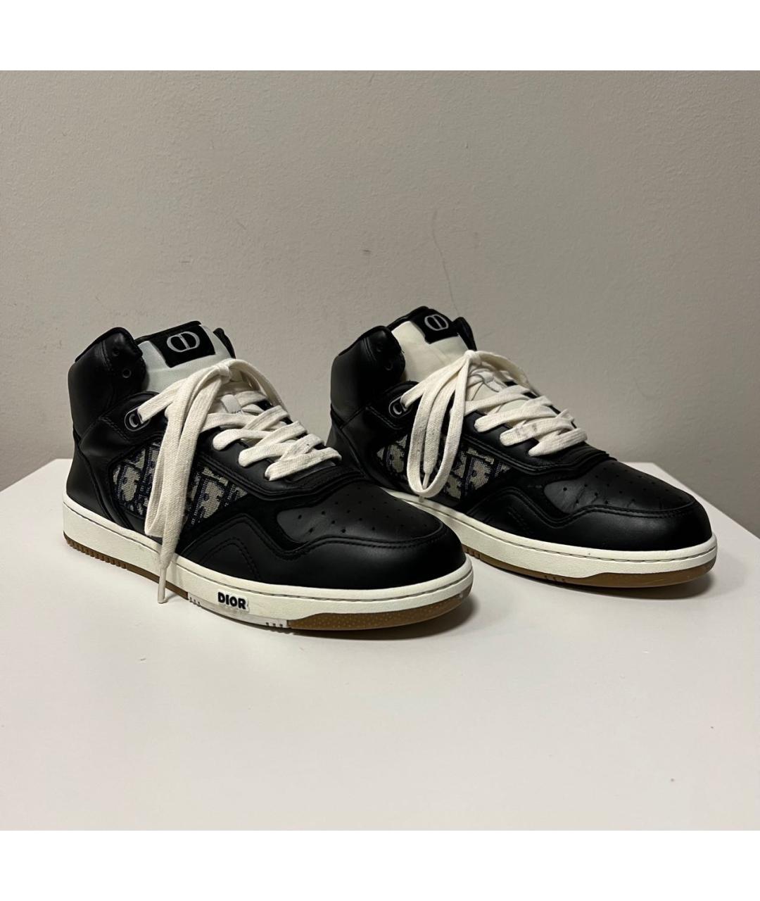CHRISTIAN DIOR Черные высокие кроссовки / кеды, фото 8