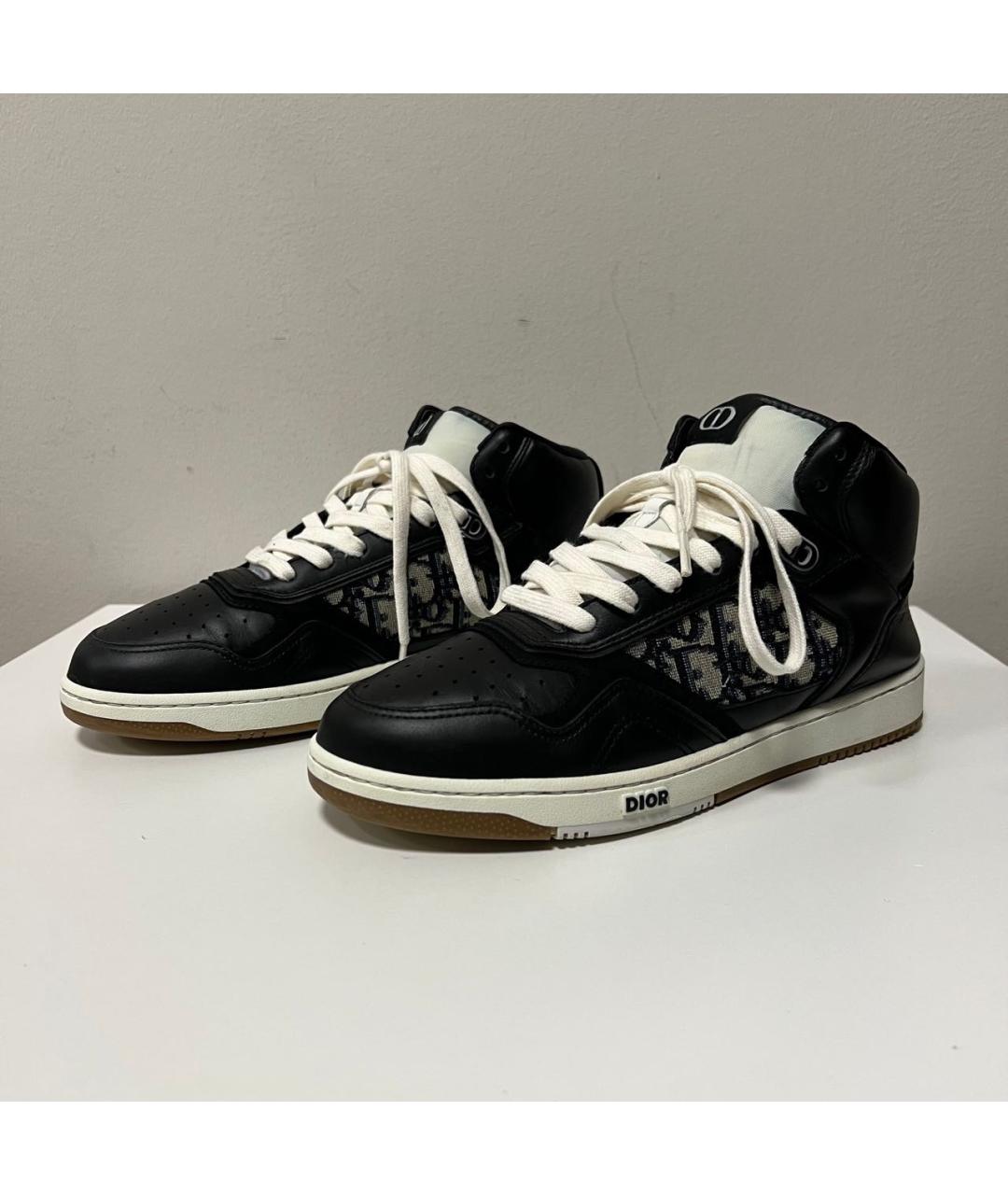 CHRISTIAN DIOR Черные высокие кроссовки / кеды, фото 2