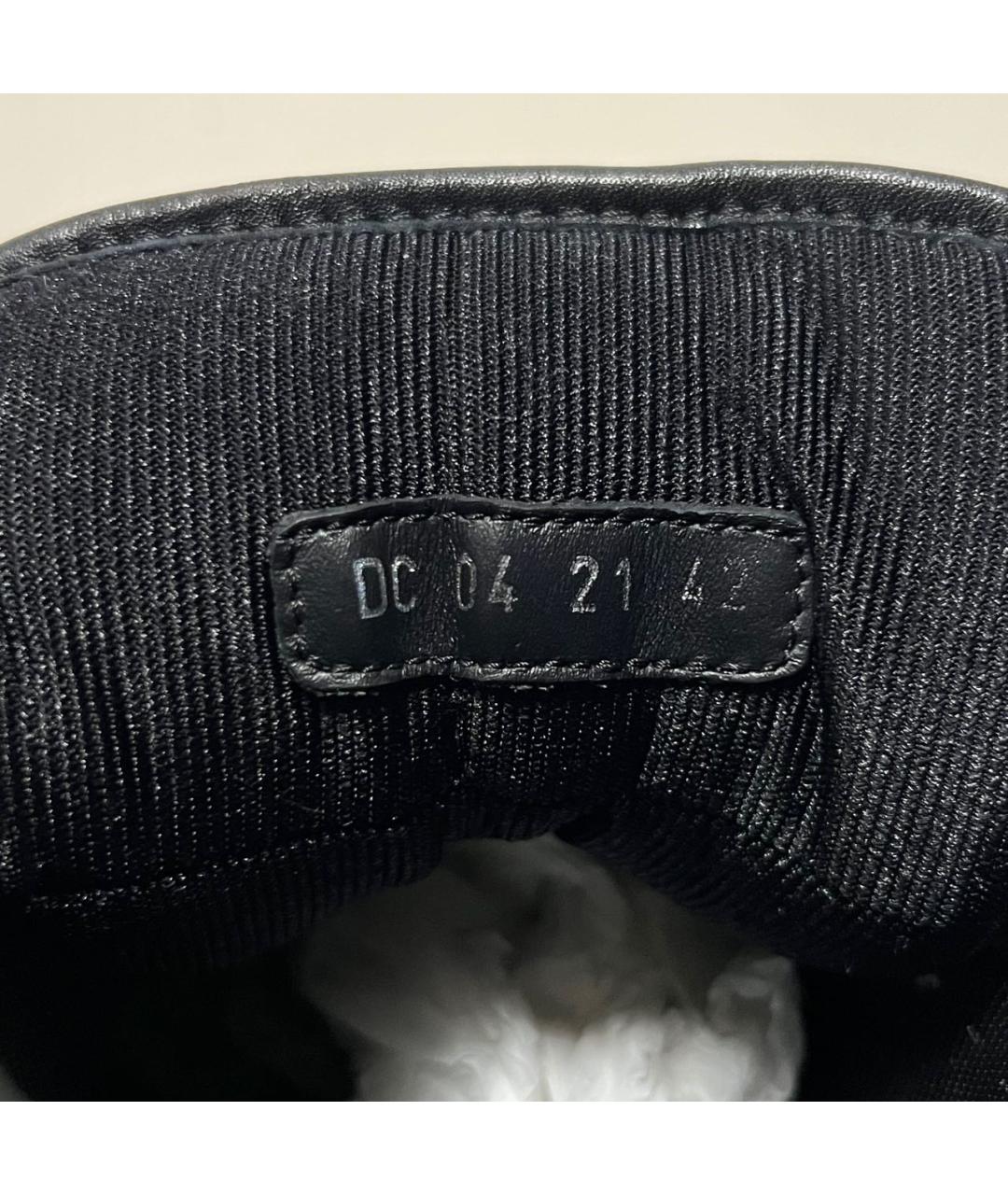 CHRISTIAN DIOR Черные высокие кроссовки / кеды, фото 5