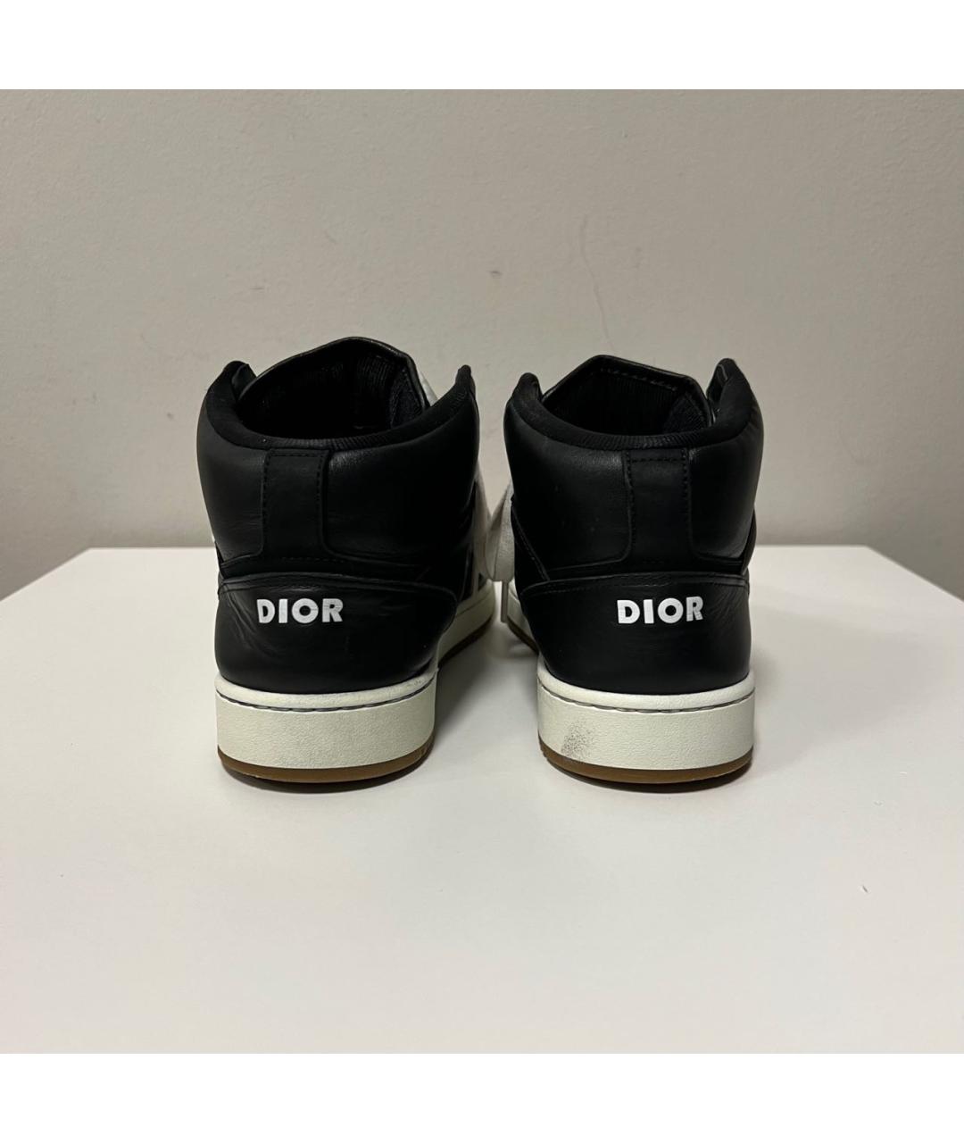 CHRISTIAN DIOR Черные высокие кроссовки / кеды, фото 4