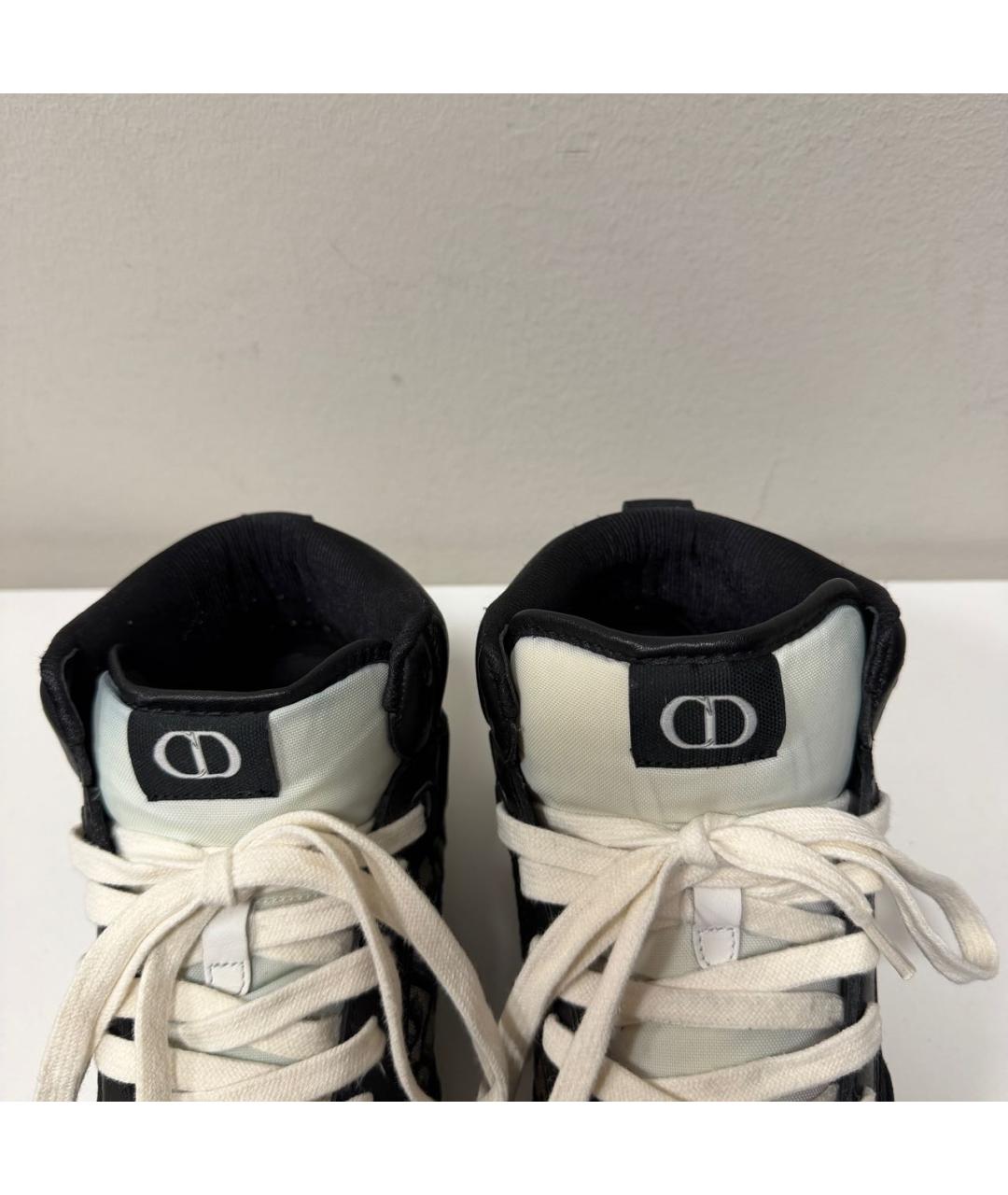 CHRISTIAN DIOR Черные высокие кроссовки / кеды, фото 6