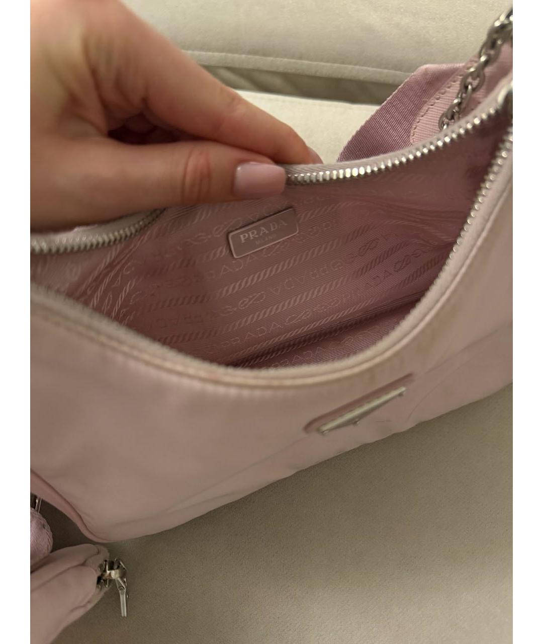 PRADA Розовая сумка через плечо, фото 2