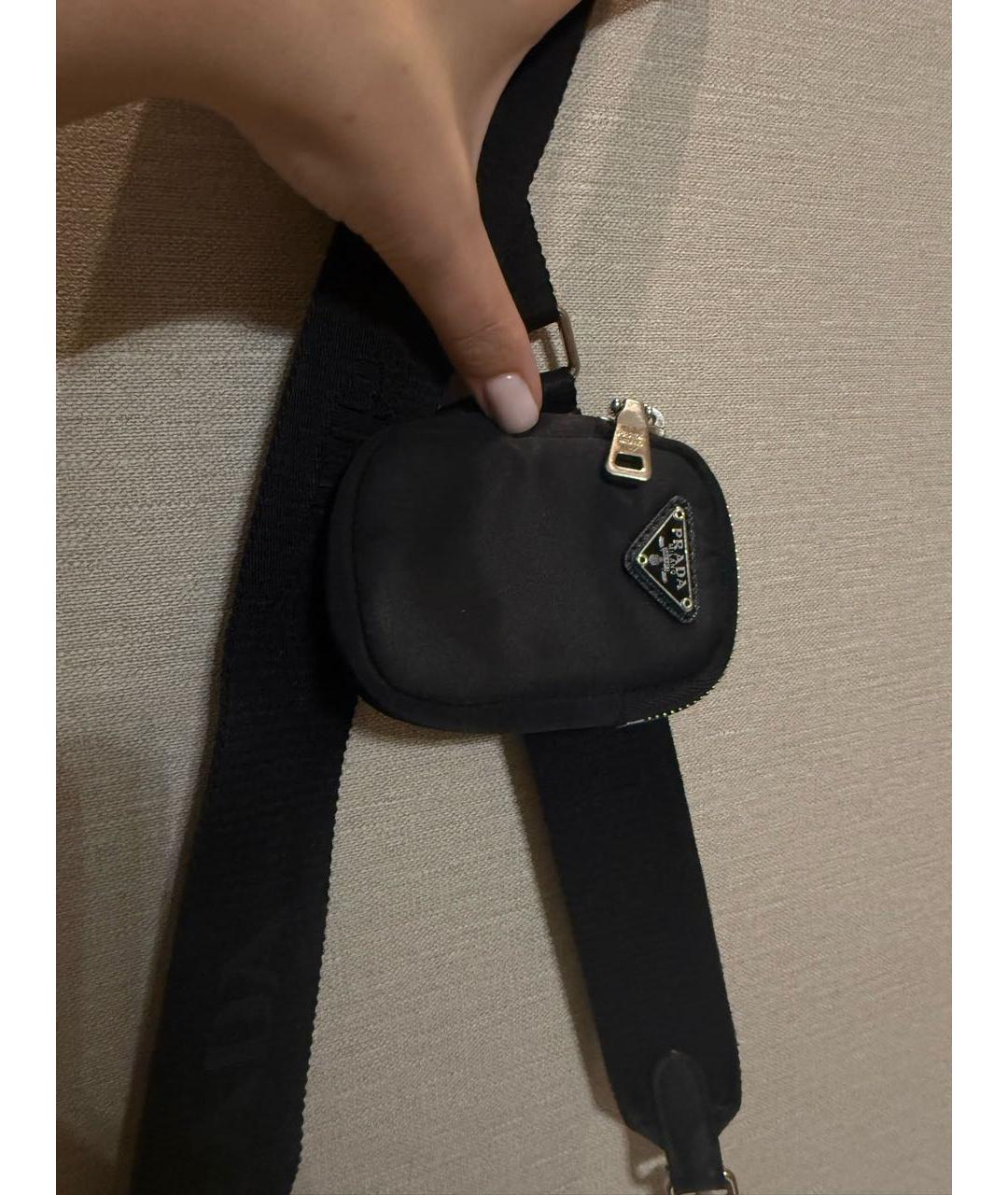 PRADA Черная сумка через плечо, фото 7