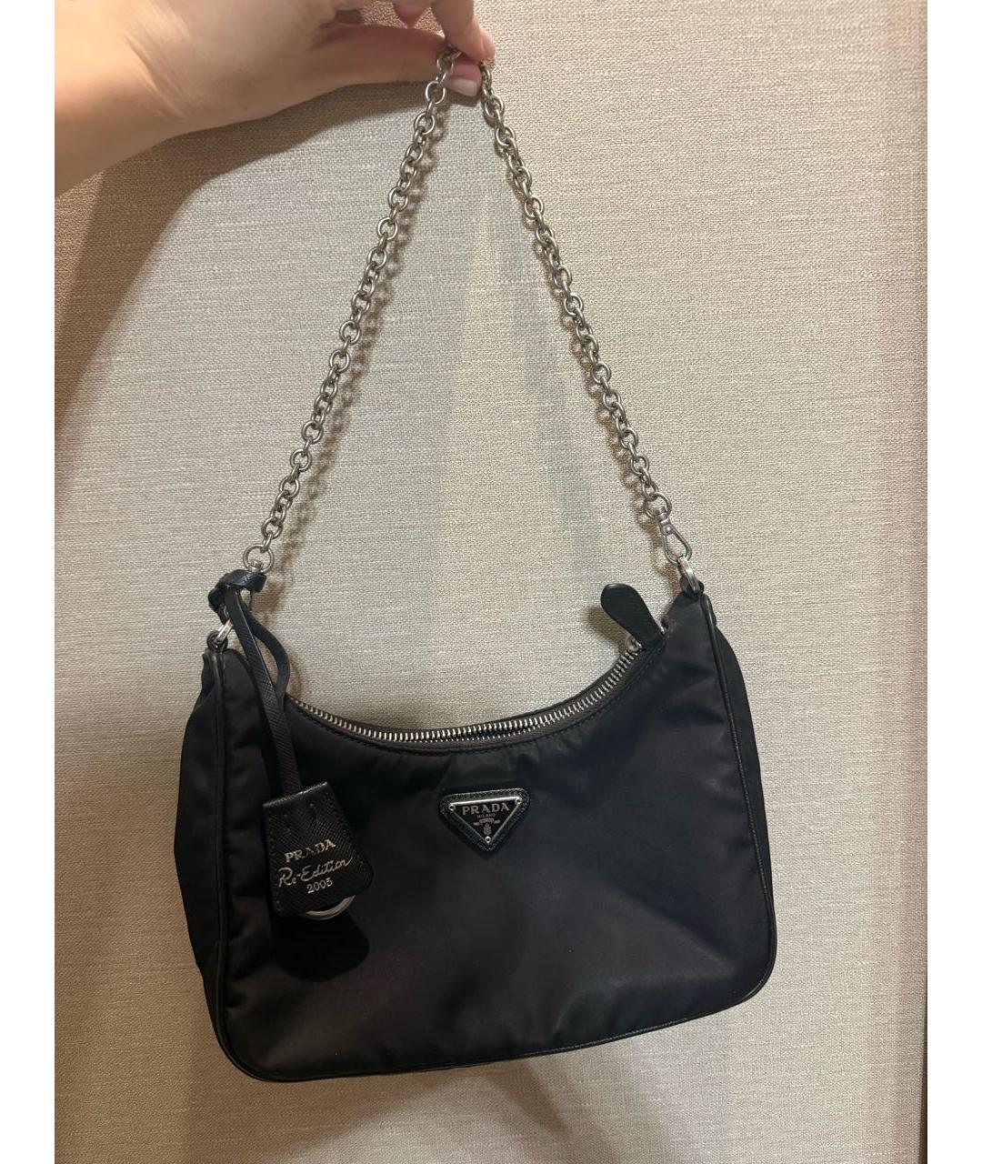 PRADA Черная сумка через плечо, фото 6