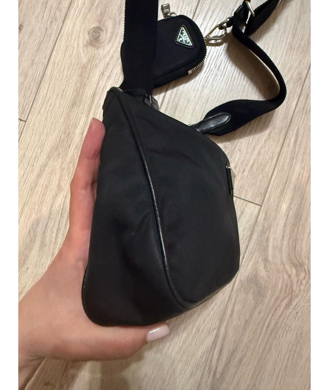 PRADA Черная сумка через плечо, фото 2