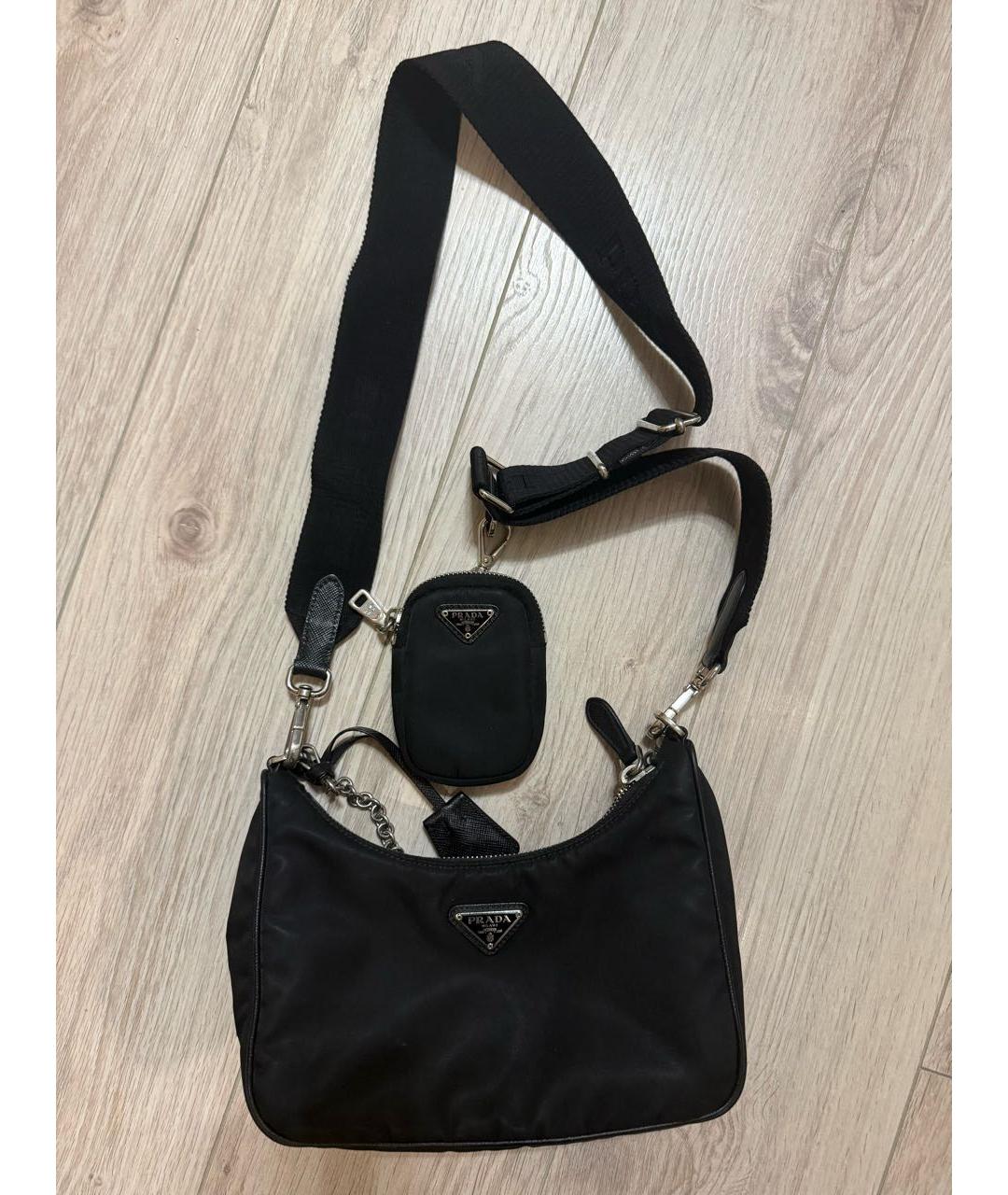 PRADA Черная сумка через плечо, фото 9