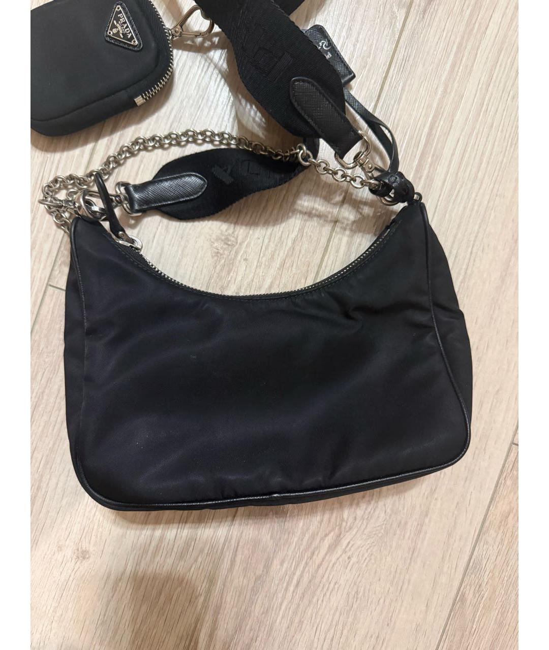 PRADA Черная сумка через плечо, фото 3