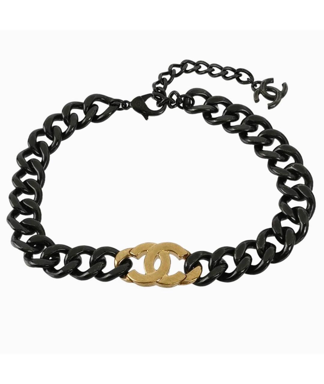 CHANEL Черный чокер, фото 5