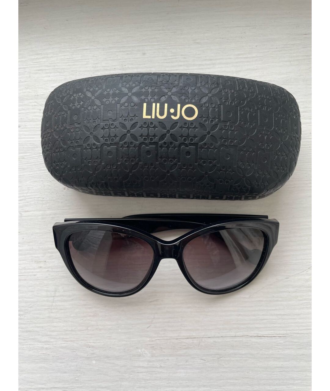 LIU JO Черные пластиковые солнцезащитные очки, фото 5