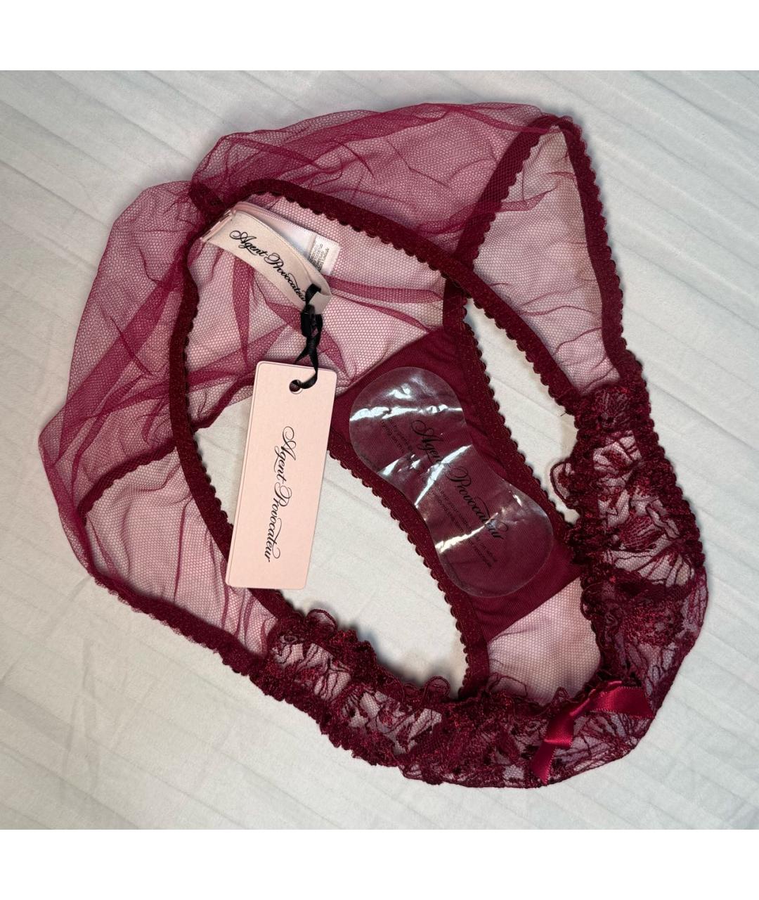 AGENT PROVOCATEUR Бордовые трусы, фото 3