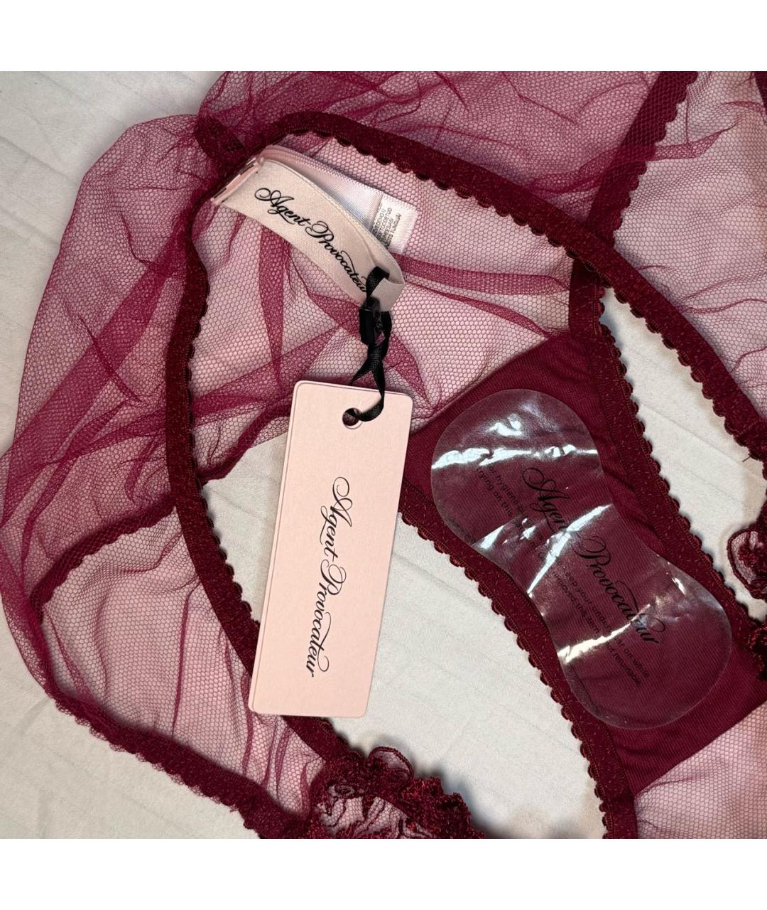AGENT PROVOCATEUR Бордовые трусы, фото 5
