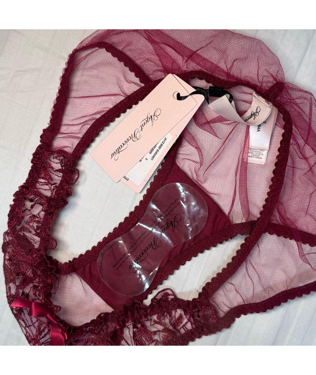 AGENT PROVOCATEUR Бордовые трусы, фото 6