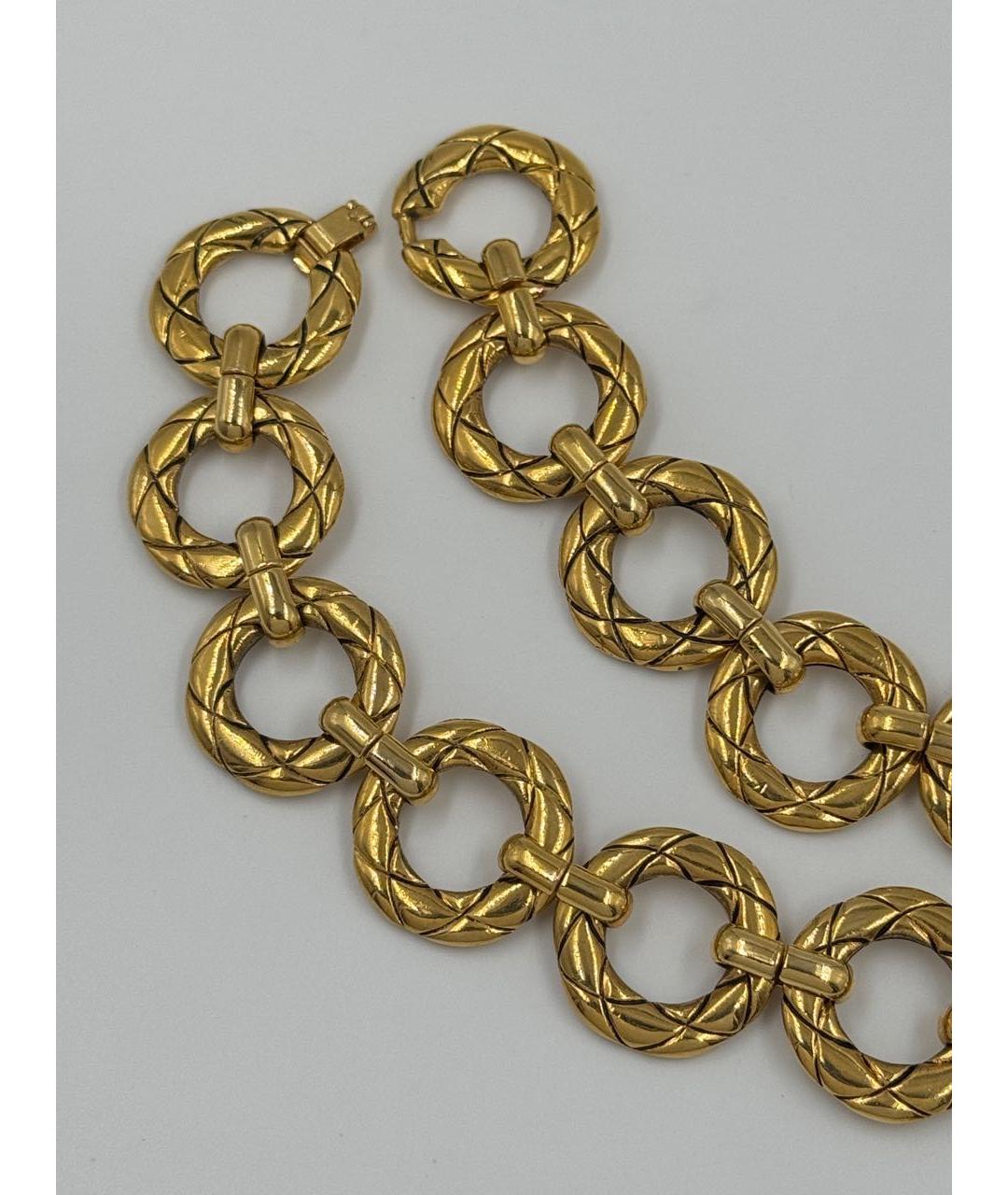 SONIA RYKIEL Золотое позолоченное колье, фото 5