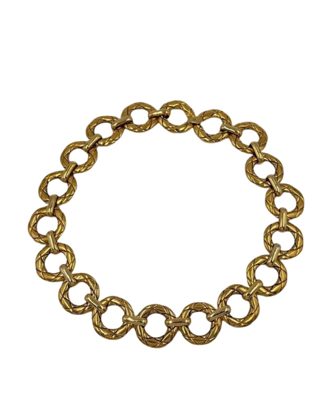 SONIA RYKIEL Золотое позолоченное колье, фото 1