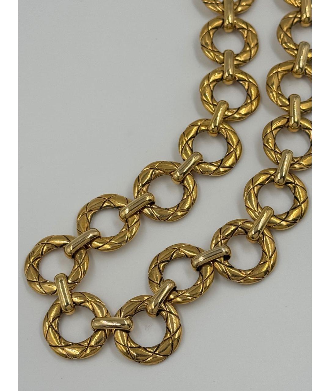 SONIA RYKIEL Золотое позолоченное колье, фото 2