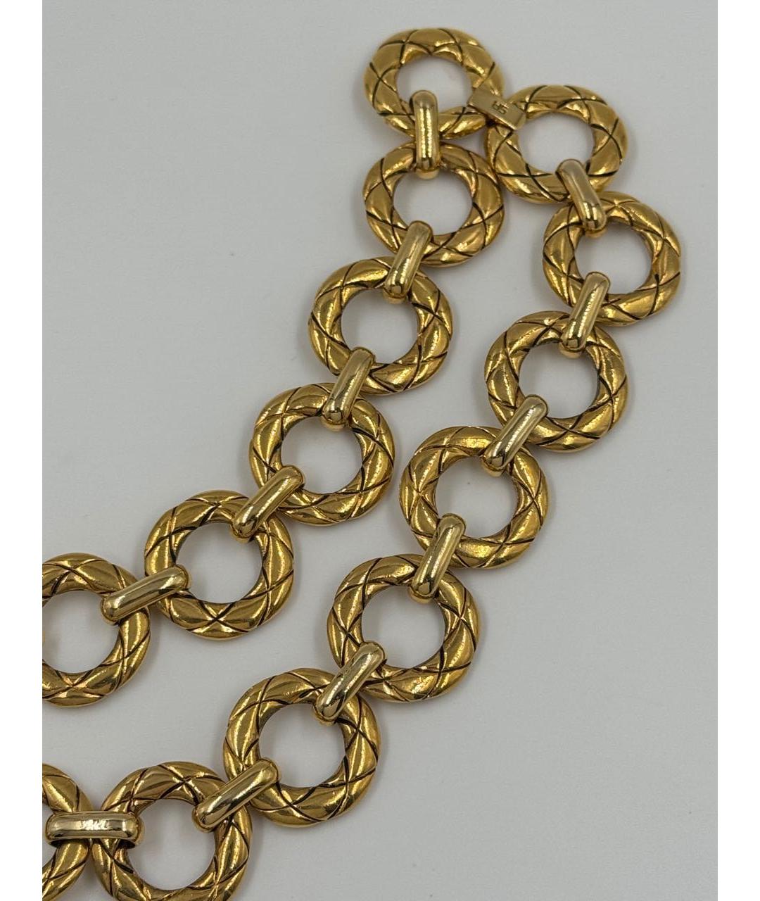 SONIA RYKIEL Золотое позолоченное колье, фото 3