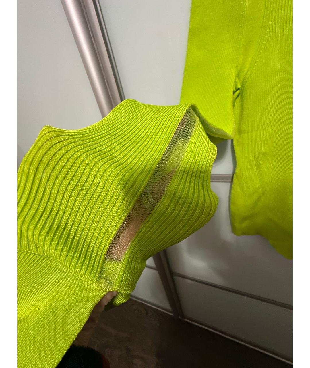 HUGO BOSS Зеленая вискозная водолазка, фото 4