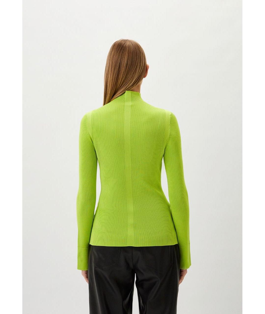 HUGO BOSS Зеленая вискозная водолазка, фото 7