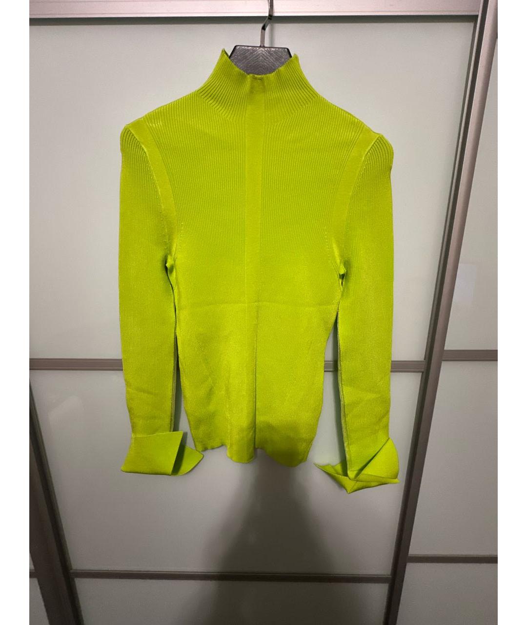 HUGO BOSS Зеленая вискозная водолазка, фото 8