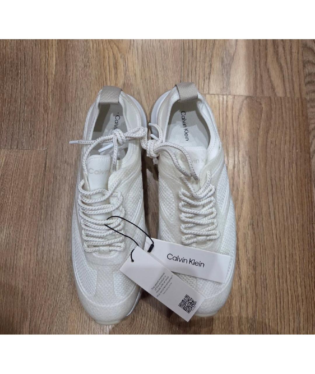 CALVIN KLEIN Белые кроссовки, фото 3