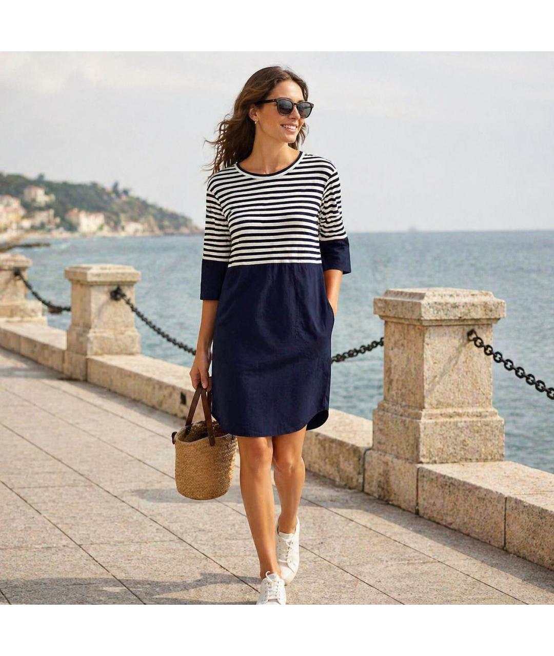 COS Хлопковое повседневное платье, фото 5