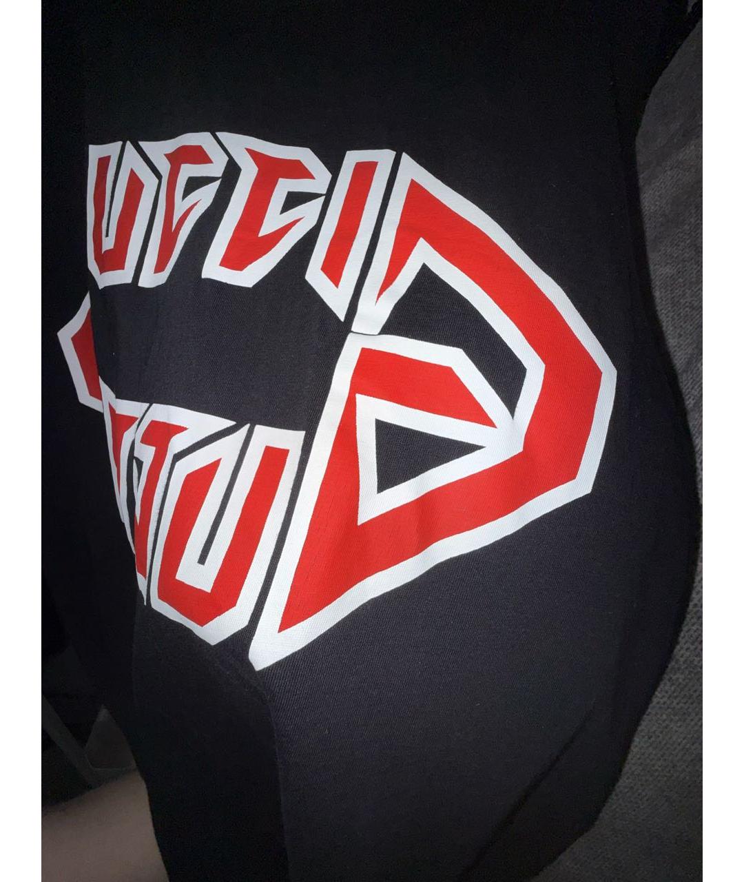 GUCCI Черная хлопковая футболка, фото 5