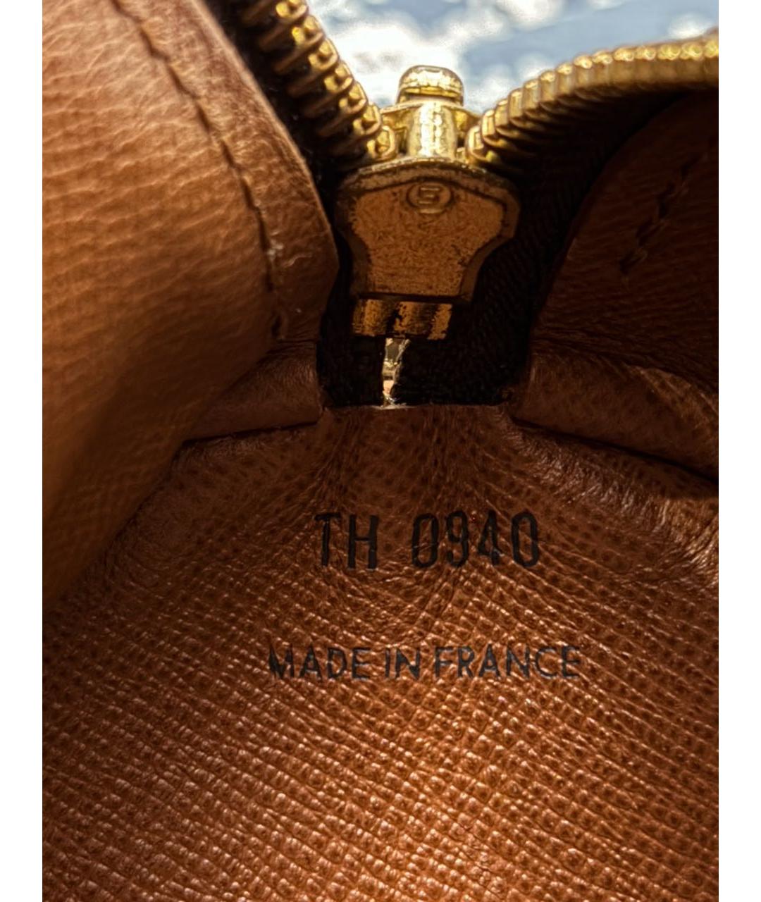 LOUIS VUITTON Коричневая сумка с короткими ручками, фото 5