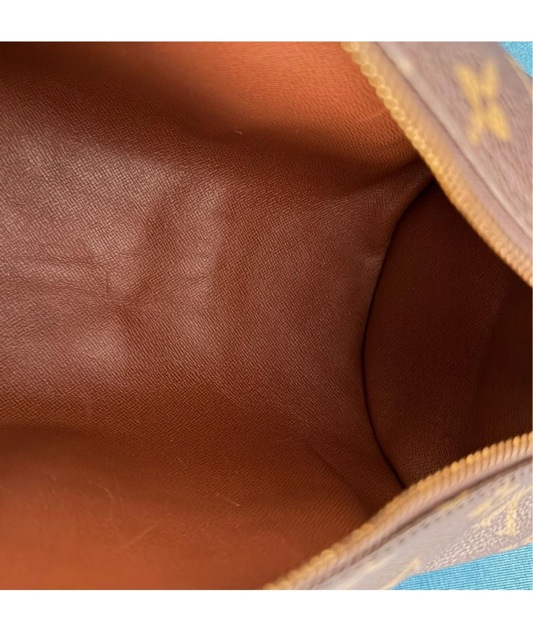 LOUIS VUITTON Коричневая сумка с короткими ручками, фото 4