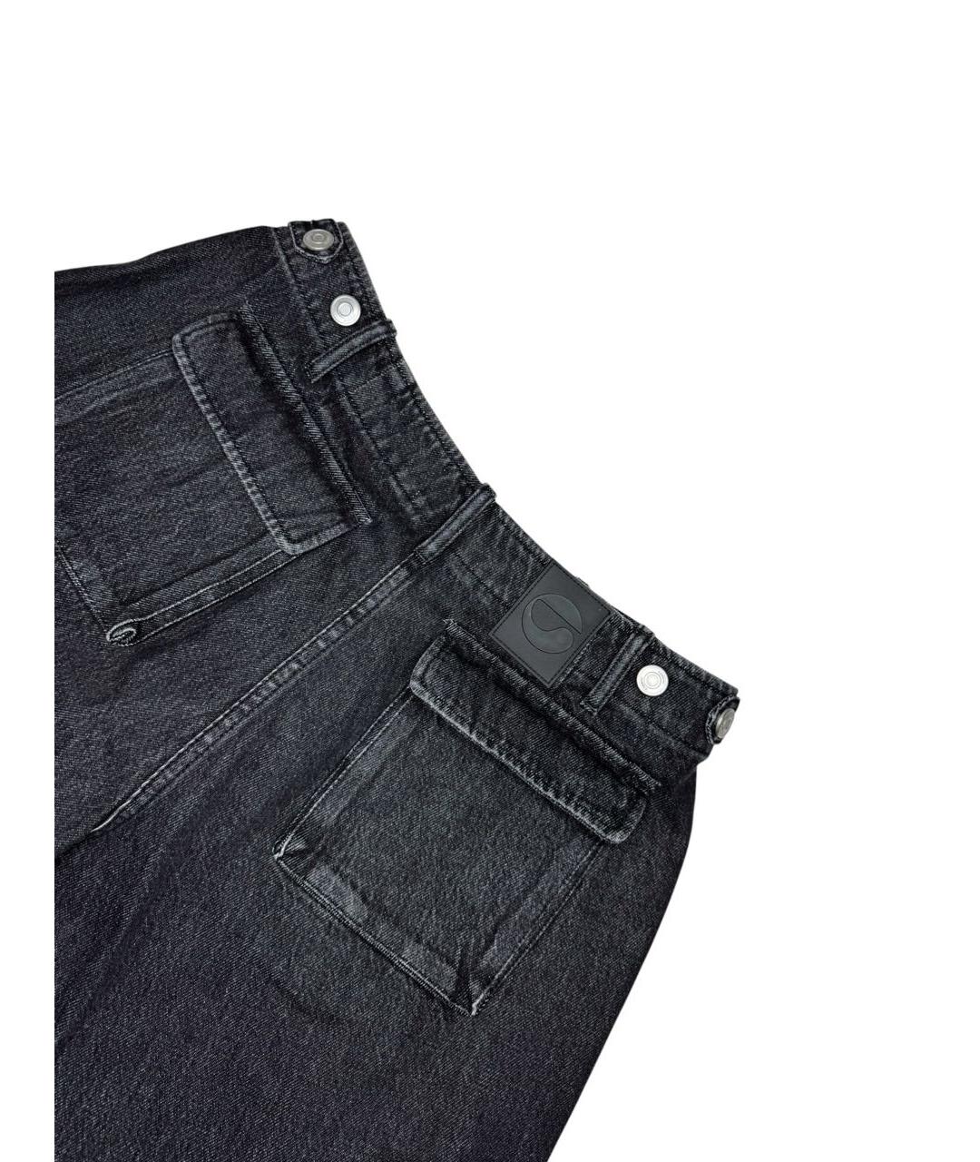 COPERNI Черные хлопковые прямые джинсы, фото 8