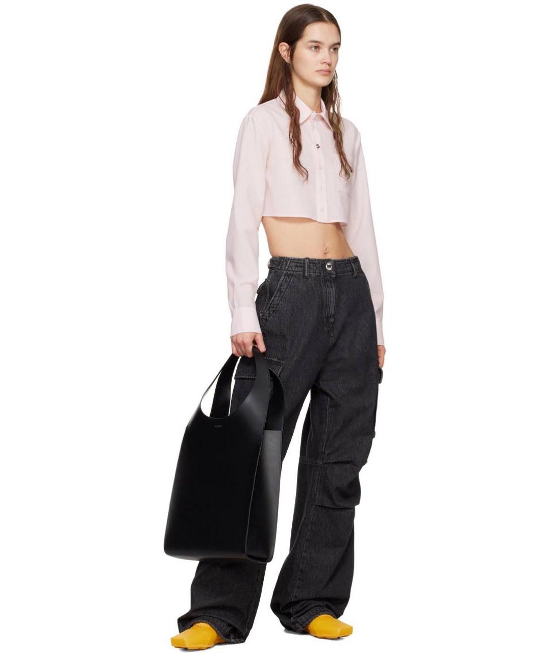 COPERNI Черные хлопковые прямые джинсы, фото 2