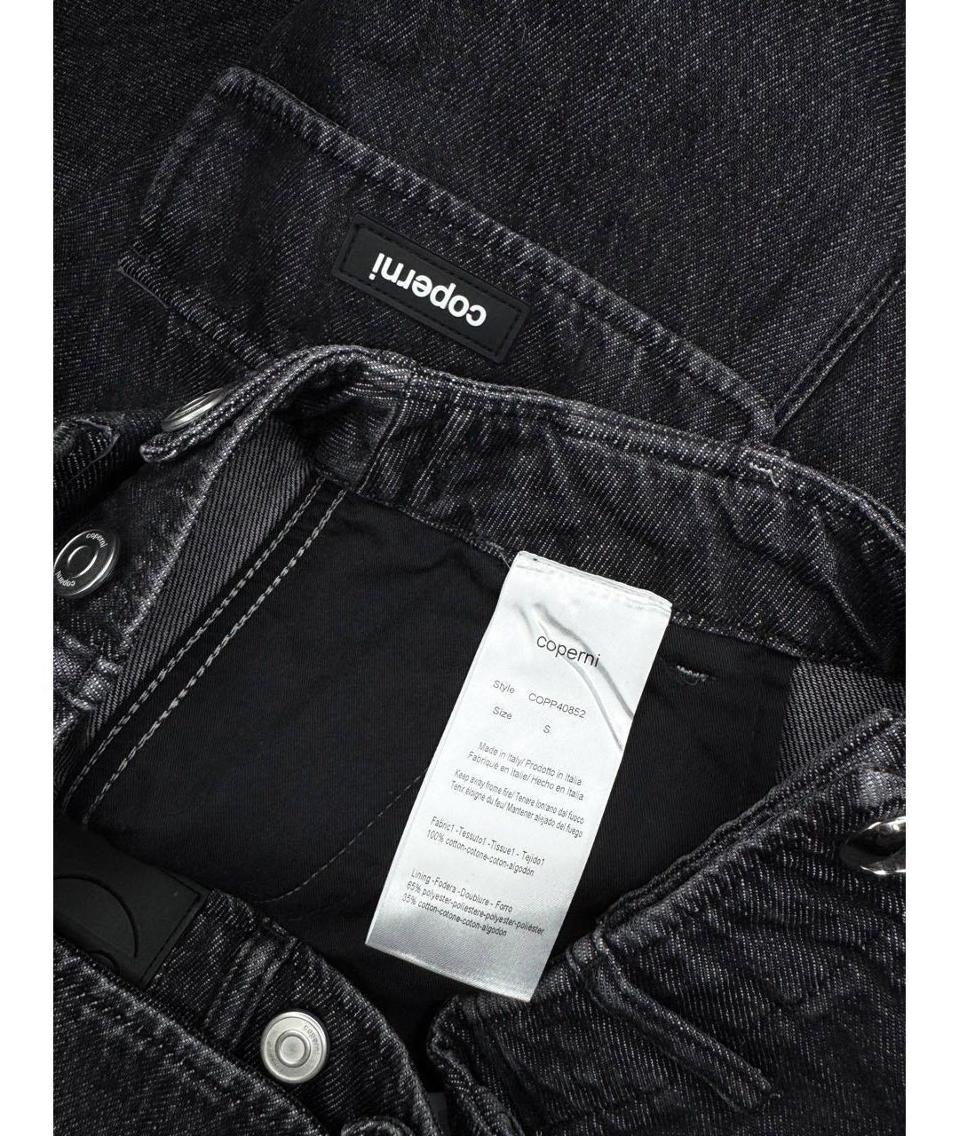 COPERNI Черные хлопковые прямые джинсы, фото 6