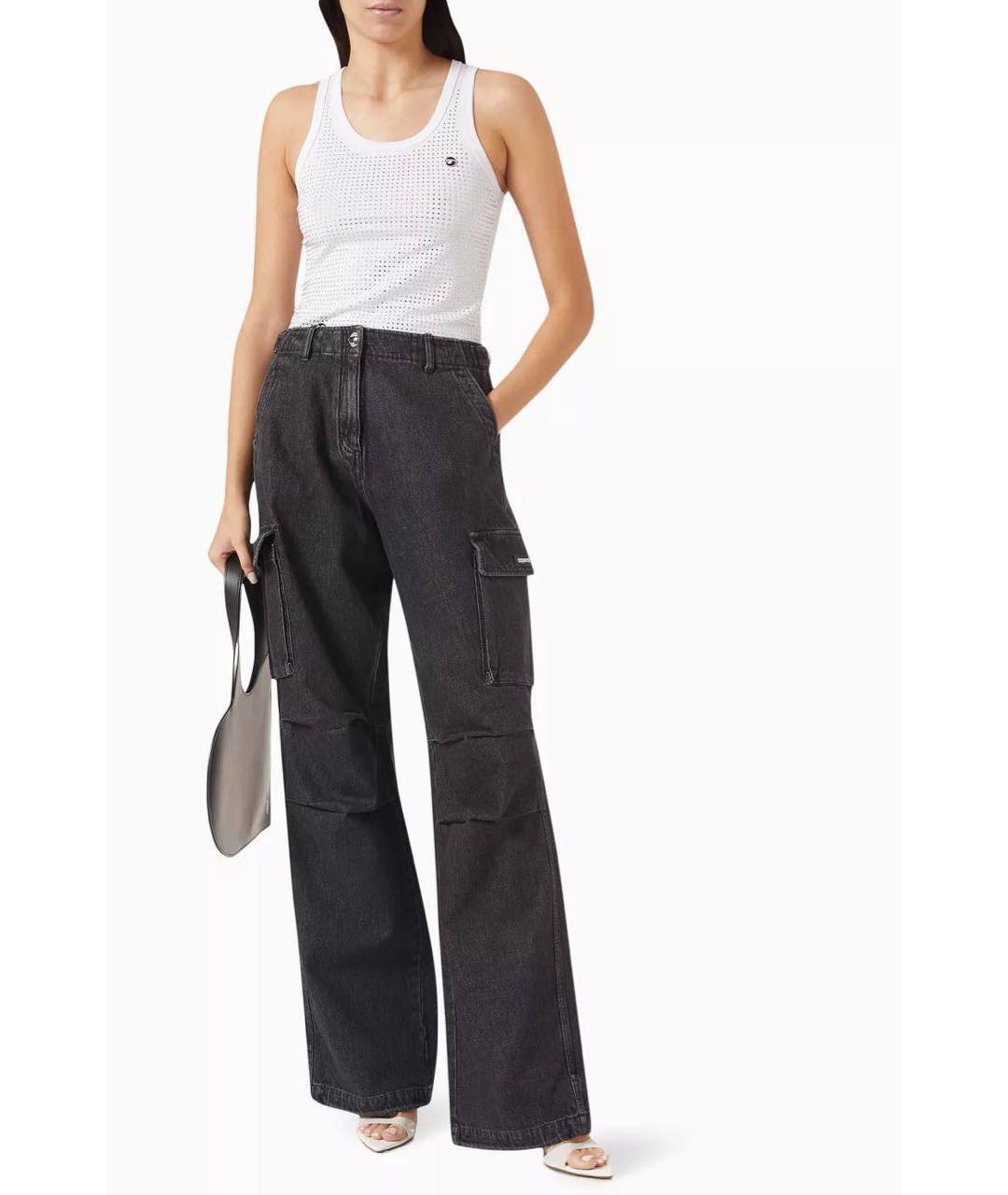 COPERNI Черные хлопковые прямые джинсы, фото 3